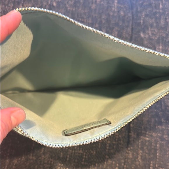 Perforated Mint Green Clutch - Picture 5 of 5